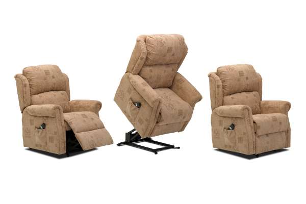 Tilt the sofa recliner to help you access its rear