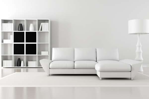 Sectional sofa with a chaise lounge section