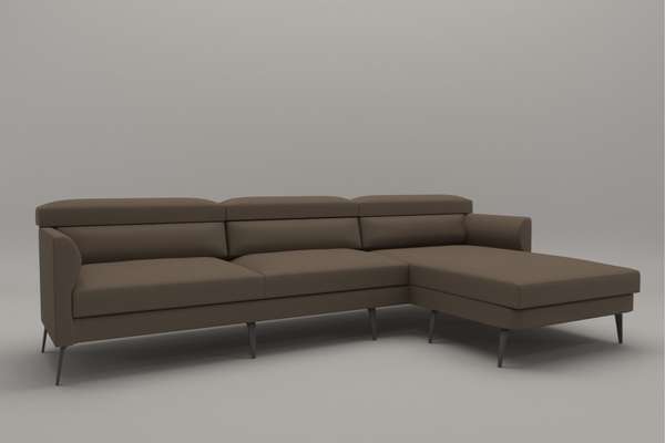 Arrange your L-shaped sofa