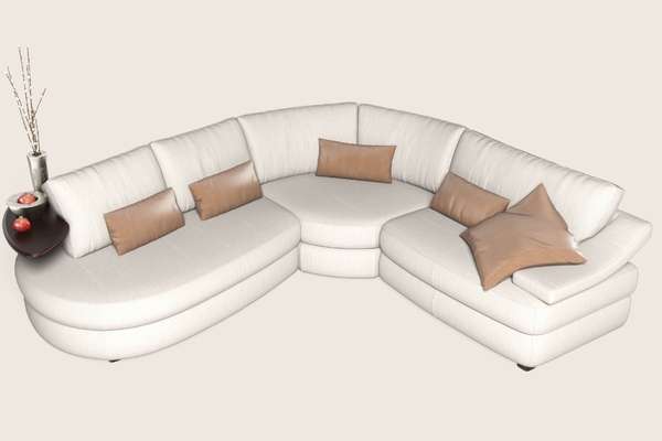 U-shaped sectional sofa idea