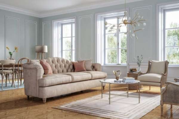 Modern-Day Chesterfield Sofa