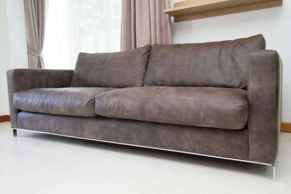 Balance the weightiness of the sofa