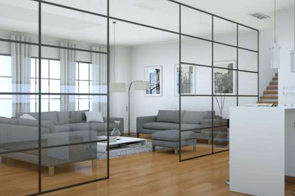 Mirrored Room Dividers