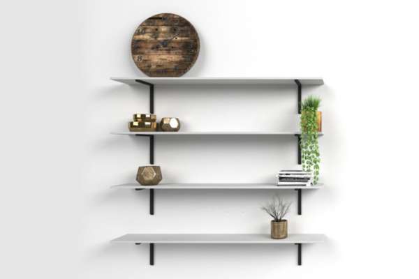 Mirrored Floating Shelves