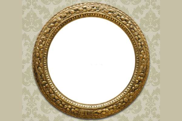 A Glamorous And Ornate Mirror