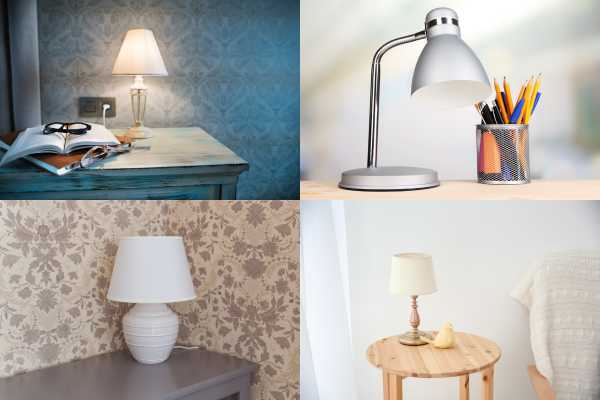Different Materials Table Lamp
