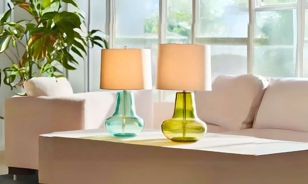 Glass Table Lamps For Living Room