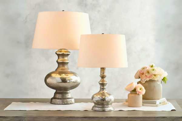 Mercury Glass Table Lamp