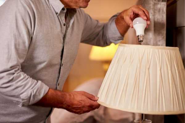 Removing Lampshades And Bulbs