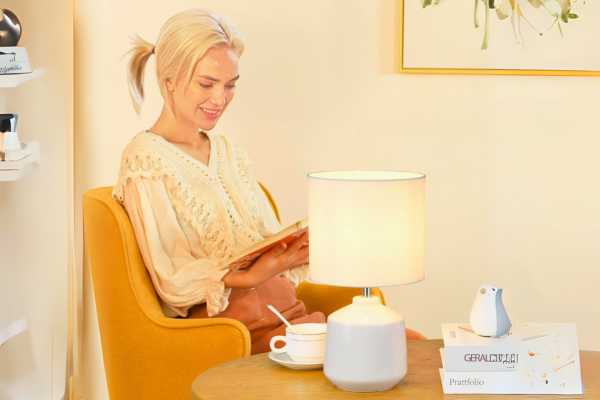 Langley Ceramic Bedside Lamps