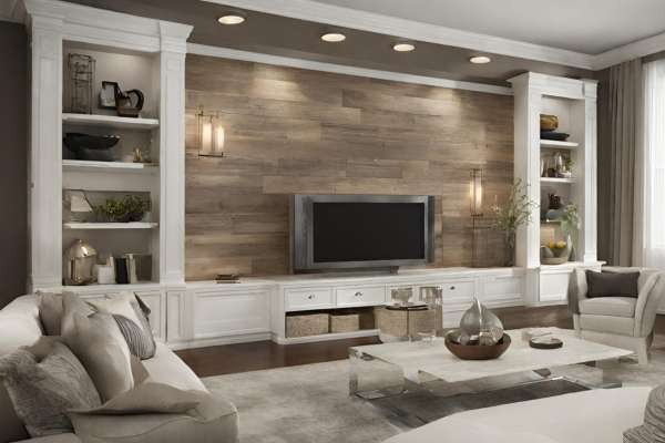 Select Design Build Shelves On A Wall
