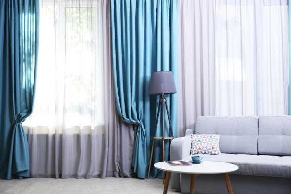 Curtains Modern Living Room Window Treatments