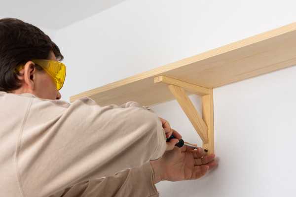 Install Expansion Anchors For Lightweight Shelves