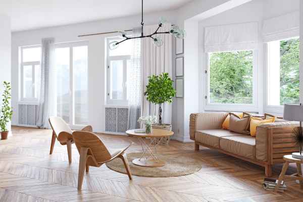 Modern Ideas For Living Room Window Treatments