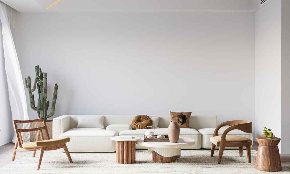 Rustic White Living Room Furniture