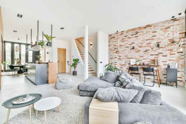 Decorative Elements Coastal Living Room With Dark Furniture