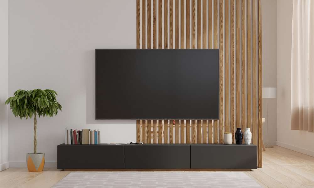 How To Decorate Wall Behind Tv Stand