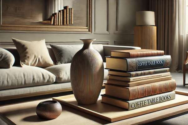 Creating A Focal Point With Coffee Table Books