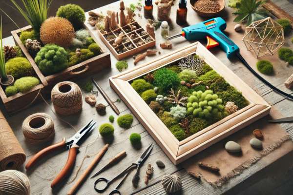 Essential Tools And Materials For Moss Wall Art
