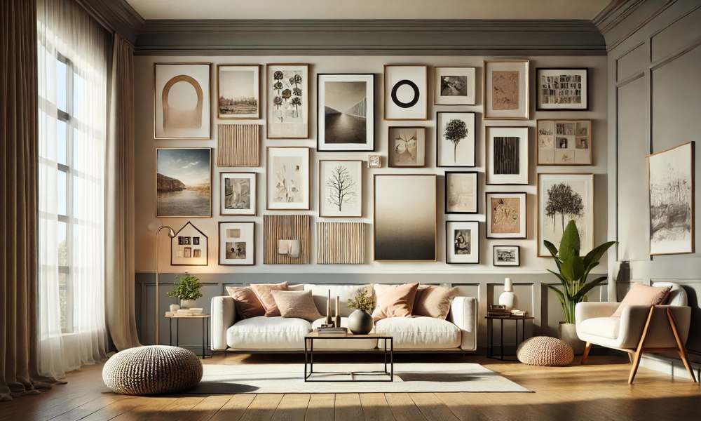 How To Arrange Wall Art In Living Room