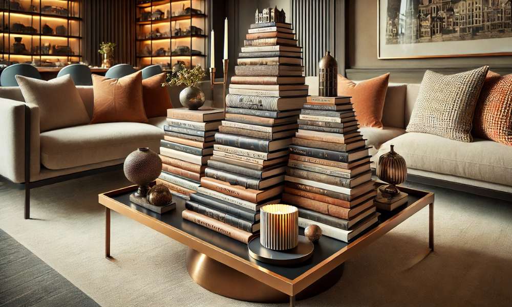 How To Stack Coffee Table Books