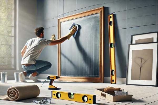 Preparing Your Wall Before Hanging
