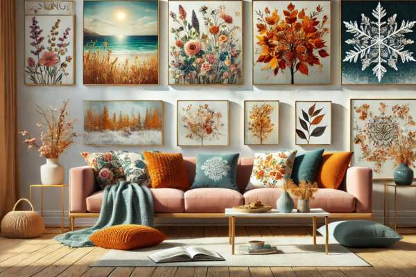 Seasonal Walls Art Options For The Livings Rooms
