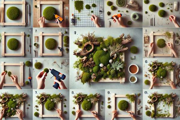 Step-By-Step Instructions For Making Moss Walls Arts
