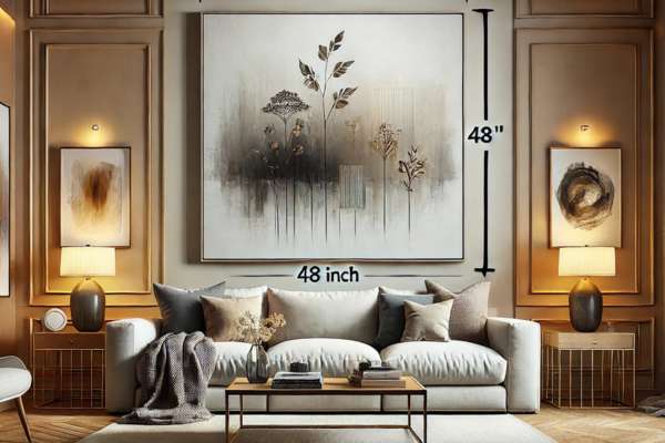 The Ideal Wall Art Size Above Furniture
