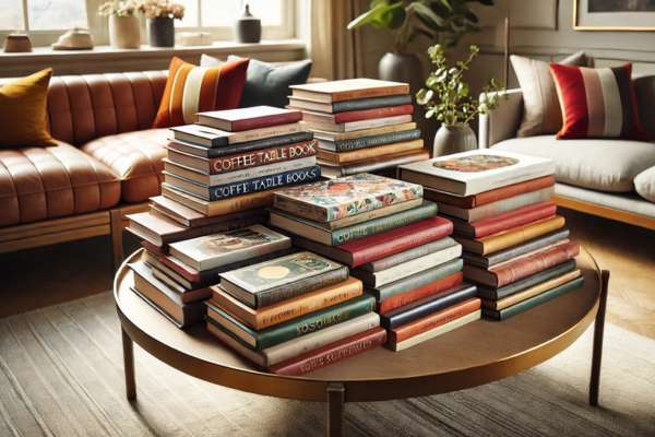 Using Coffee Table Books To Add Color And Texture
