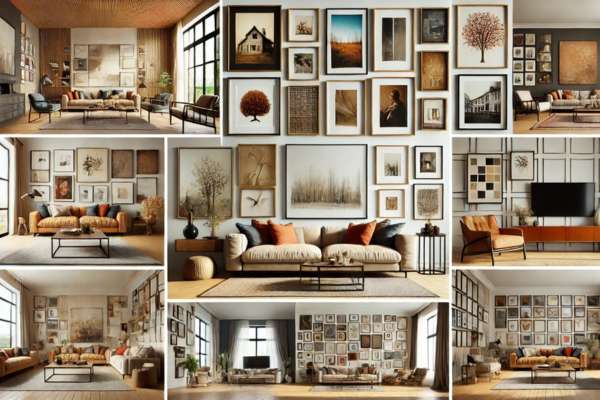 wall Art Placement Ideas For Various Living Room Layouts
