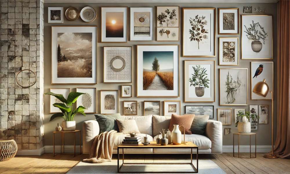 How To Hang Art On Wall