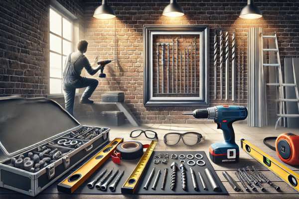 Must-Have Tools For Hanging Metal Art On Brick
