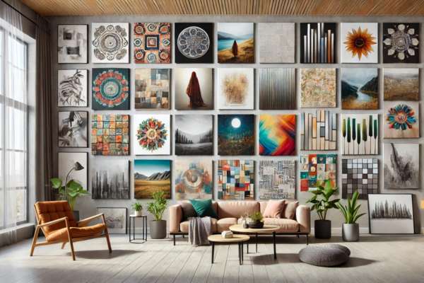 Styles And Themes In Wrapped Canvass Walls Arts