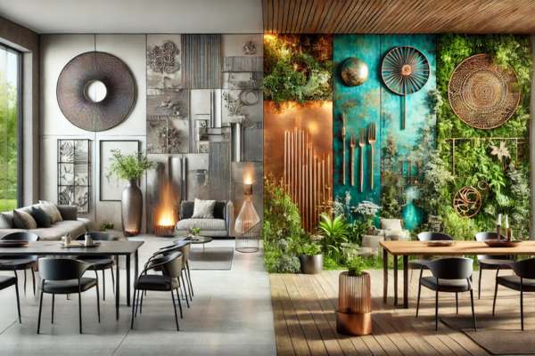 Types Of Metal Wall Art For Indoor And Outdoor Spaces  
