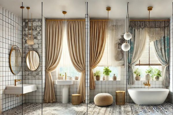 Matching Curtain Sizes To Decor Styles How Are Shower Curtains Measured
