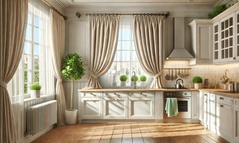 How To Hang Kitchen Curtains