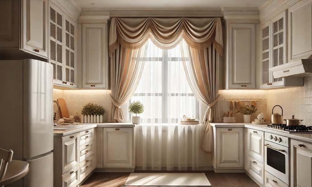 How To Hang Kitchen Curtains With Valance