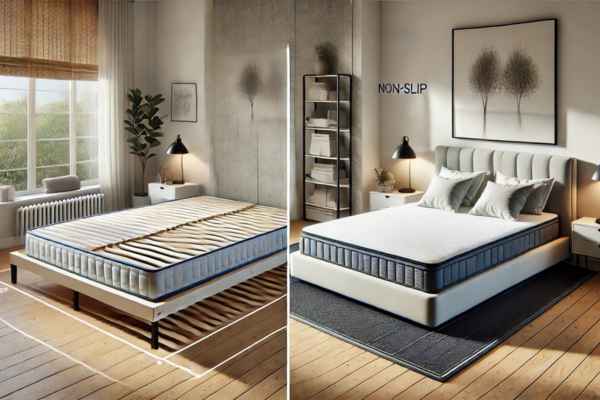 Preventing Slipping on a Platform Bed vs. Box Spring Setup