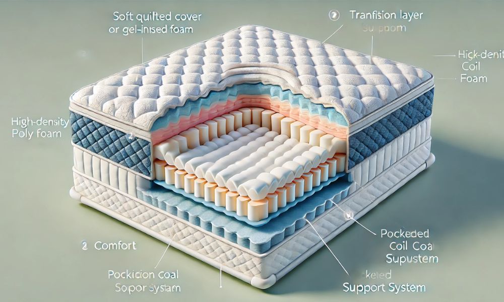 What Is A Hybrid Mattress Made Of